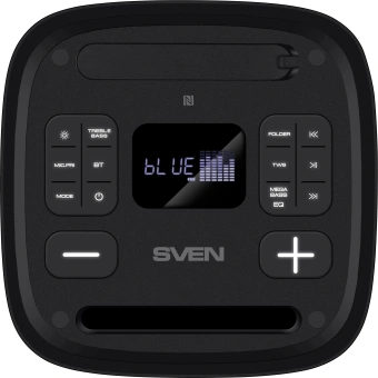 Колонка порт. Sven АС PS-950 черный 160W Mono BT/3.5Jack 8800mAh (SV-022396) - купить недорого с доставкой в интернет-магазине