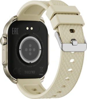 Смарт-часы Tecno Watch 3 Active 2.04" LCD корп.золотистый рем.золотистый (W03A) - купить недорого с доставкой в интернет-магазине
