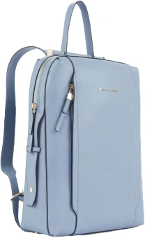 Рюкзак женский Piquadro Circle CA4576W92/AZ3 голубой кожа - купить недорого с доставкой в интернет-магазине