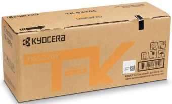 Картридж лазерный Kyocera TK-5270Y 1T02TVANL0 желтый (6000стр.) для Kyocera M6230cidn/M6630cidn/P6230cdn - купить недорого с доставкой в интернет-магазине