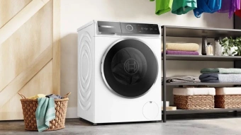 Стиральная машина Bosch Serie 8 WGB24400ME пан.англ. класс: A+++ загр.фронтальная макс.:9кг белый инвертер - купить недорого с доставкой в интернет-магазине