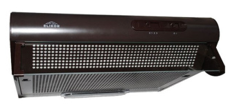 Вытяжка козырьковая Elikor Davoline 60П-290-П3Л коричневый управление: ползунковое (1 мотор) - купить недорого с доставкой в интернет-магазине