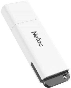 Флеш Диск Netac 128GB U185 NT03U185N-128G-20WH USB2.0 белый - купить недорого с доставкой в интернет-магазине