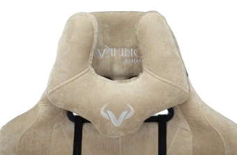 Кресло игровое Zombie VIKING KNIGHT Fabric песочный Light-21 с подголов. крестов. металл - купить недорого с доставкой в интернет-магазине
