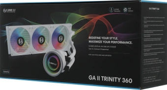 Система водяного охлаждения Lian-Li Galahad II Trinity 360 ARGB Soc-AM5/AM4/1200/1700/1851 белый 4-pin 30dB Al+Cu 280W Ret (G89.GA2T36W.00) - купить недорого с доставкой в интернет-магазине