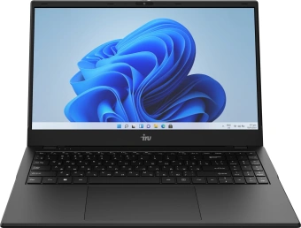 Ноутбук IRU Planio 15ING N-series N100 8Gb SSD256Gb Intel UHD Graphics 15.6" IPS FHD (1920x1080) Windows 11 Pro Multi Language 64 black WiFi BT Cam 6000mAh (2059104) - купить недорого с доставкой в интернет-магазине