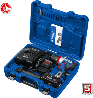 Дрель-шуруповерт Зубр DBS-201-42 аккум. патрон:быстрозажимной (кейс в комплекте) - купить недорого с доставкой в интернет-магазине