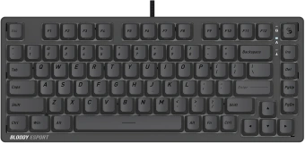 Клавиатура A4Tech Bloody MS76 темно-серый USB Multimedia for gamer LED (MS76) кабель 1.8м - купить недорого с доставкой в интернет-магазине