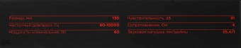 Колонки автомобильные Ural Молния АС-МЛ130 (без решетки) 120Вт 91дБ 4Ом 13см (5дюйм) (ком.:2кол.) широкополосные однополосные - купить недорого с доставкой в интернет-магазине