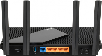 Роутер беспроводной TP-Link Archer AX55 AX3000 10/100/1000BASE-TX/4G ready черный - купить недорого с доставкой в интернет-магазине
