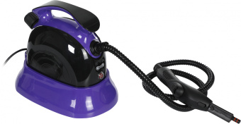 Пароочиститель напольный Kitfort КТ-9102-1 1500Вт черный/фиолетовый - купить недорого с доставкой в интернет-магазине