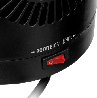 Тепловентилятор Denzel DTFC-1200S 1200Вт черный - купить недорого с доставкой в интернет-магазине