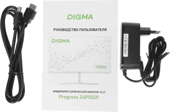 Монитор Digma 23.8" Progress 24P502F белый IPS LED 5ms 16:9 HDMI M/M матовая 250cd 178гр/178гр 1920x1080 100Hz G-Sync FreeSync VGA DP FHD 2.8кг - купить недорого с доставкой в интернет-магазине
