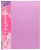 Папка панорама на 4-х кольцах Бюрократ Pastel PAST0740/4RPINK A4 пластик 0.7мм кор.40мм торц.карм с бум. встав розовый - купить недорого с доставкой в интернет-магазине
