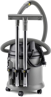 Строительный пылесос Karcher NT 27/1 1380Вт (уборка: сухая/сбор воды) серый - купить недорого с доставкой в интернет-магазине