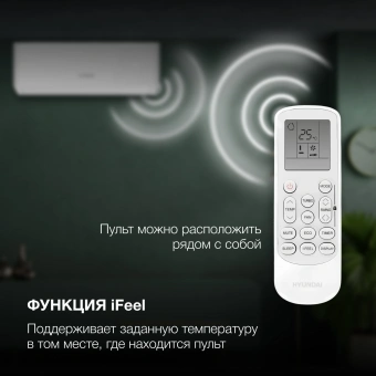 Сплит-система Hyundai HAC-12/T-PRO белый - купить недорого с доставкой в интернет-магазине