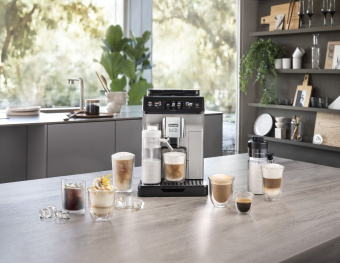 Кофемашина Delonghi Eletta Explore ECAM450.65.S 1450Вт серебристый - купить недорого с доставкой в интернет-магазине