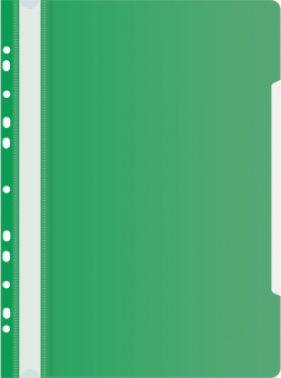 Папка-скоросшиватель Бюрократ PS-P20GRN A4 прозрач.верх.лист боков.перф. пластик зеленый 0.12/0.16 - купить недорого с доставкой в интернет-магазине