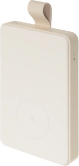 Мобильный аккумулятор Xiaomi BHR9074GL 6000mAh Qi 15W 2.4A USB-C беспров.зар. бежевый - купить недорого с доставкой в интернет-магазине