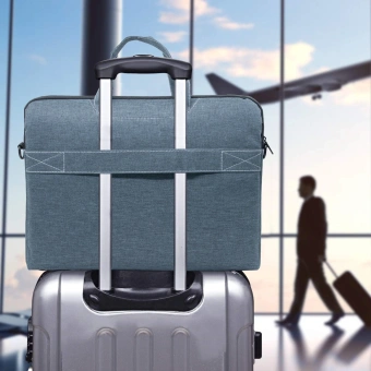 Сумка для ноутбука 15.6" Portcase KCB-165 Grey серый нейлон/полиэстер - купить недорого с доставкой в интернет-магазине