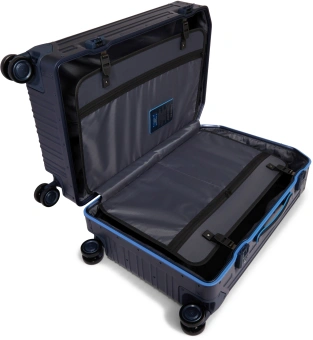 Чемодан Piquadro ALUB2 (BV4427ALUB2/BLU2) 46x69x27см 67л. 6.236кг. алюминий/натур.кожа темно-синий - купить недорого с доставкой в интернет-магазине