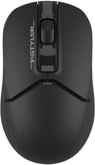 Мышь A4Tech Fstyler FB12S черный оптическая 1200dpi silent беспров. BT/Radio USB 2but (FB12S USB BLACK) - купить недорого с доставкой в интернет-магазине
