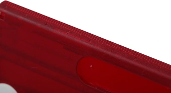 Швейцарская карта Victorinox SwissCard Lite (0.7300.T) красный полупрозрачный коробка подарочная - купить недорого с доставкой в интернет-магазине
