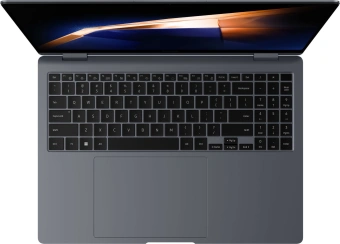 Ноутбук Samsung Galaxy Book 4 Pro 360 NP964 Core Ultra 7 155H 32Gb SSD1Tb Intel Arc 16" AMOLED Touch 2.8K (2880x1800) Windows 11 Pro grey WiFi BT Cam (NP964QGK-KG1US) - купить недорого с доставкой в интернет-магазине