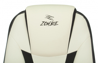 Кресло игровое Zombie 8 белый/черный эко.кожа крестов. пластик - купить недорого с доставкой в интернет-магазине