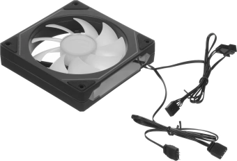 Вентилятор для корпуса Formula Floe 12BK ARGB 120х120x25 черный 4-pin 26.8дБ (FLOE 12BK ARPW) Ret - купить недорого с доставкой в интернет-магазине
