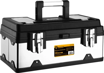 Ящик для инструментов Deko Tool box 18M 18л 1отд. 2карм. серебристый/черный (085-3002) - купить недорого с доставкой в интернет-магазине