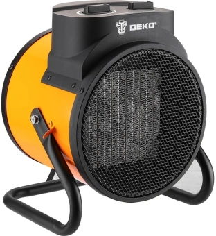 Тепловая пушка электрическая Deko DKIH3300W 3300Вт оранжевый/черный - купить недорого с доставкой в интернет-магазине