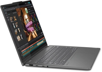 Ноутбук Lenovo Yoga 7 14IML9 Core Ultra 7 155H 16Gb SSD1Tb Intel Arc 14" OLED Touch WUXGA (1920x1200) Windows 11 Home dk.grey WiFi BT Cam Bag (83DJ0096RU) - купить недорого с доставкой в интернет-магазине