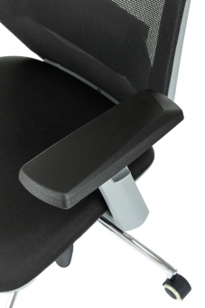 Кресло эргономичное Бюрократ MC-G612N-H черный Elastic-102 Neo Black сетка/ткань с подголов. крестов. металл хром - купить недорого с доставкой в интернет-магазине