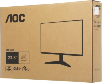 Монитор AOC 23.8" 24B36XE черный IPS LED 16:9 HDMI матовая 300cd 178гр/178гр 1920x1080 144Hz VGA FHD 2.5кг - купить недорого с доставкой в интернет-магазине