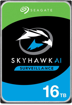 Жесткий диск Seagate SATA-III 16Tb ST16000VE002 Surveillance SkyHawkAI (7200rpm) 256Mb 3.5" - купить недорого с доставкой в интернет-магазине