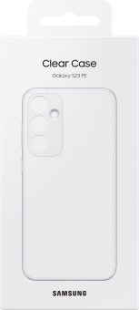 Чехол (клип-кейс) Samsung для Samsung Galaxy S23 FE Clear Case прозрачный (EF-QS711CTEGRU) - купить недорого с доставкой в интернет-магазине