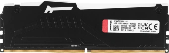 Память DDR5 16GB 6400MHz Kingston KF564C32BBEA-16 Fury Beast RGB RTL Gaming PC5-51200 CL32 DIMM 288-pin 1.4В single rank с радиатором Ret - купить недорого с доставкой в интернет-магазине