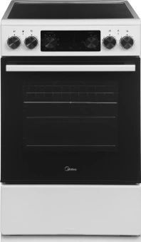 Плита Электрическая Midea MFO-D4E20T9E(WH) белый/черный стеклокерамика (без крышки) - купить недорого с доставкой в интернет-магазине