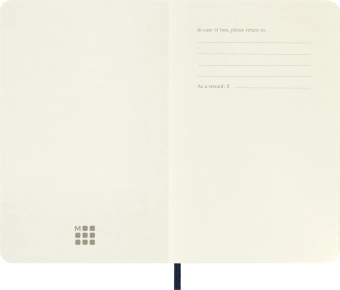 Блокнот Moleskine CLASSIC SOFT QP611B20 Pocket 90x140мм 192стр. линейка мягкая обложка синий сапфир - купить недорого с доставкой в интернет-магазине