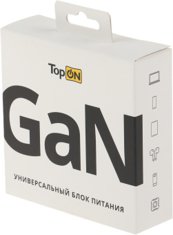 Блок питания TopON TOP-GaN-65WB автоматический 65W 5V-20V 3.25A 2xUSB от бытовой электросети LED индикатор - купить недорого с доставкой в интернет-магазине