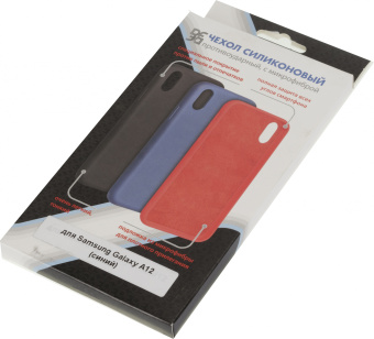 Чехол (клип-кейс) DF для Samsung Galaxy A12/M12 sOriginal-20 синий (DF SORIGINAL-20 (BLUE)) - купить недорого с доставкой в интернет-магазине