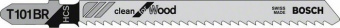 Набор пилок по дереву Bosch T101BR HCS 5пред. (лобзики) - купить недорого с доставкой в интернет-магазине