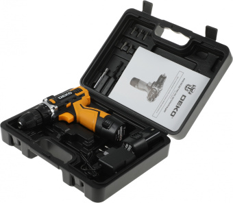 Дрель-шуруповерт Deko DKCD12FU-Li SET3 аккум. патрон:быстрозажимной (кейс в комплекте) (063-4173) - купить недорого с доставкой в интернет-магазине