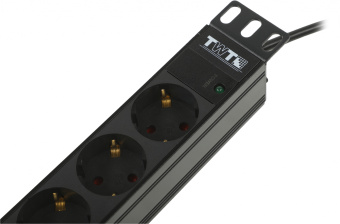 Блок распределения питания Lanmaster TWT-PDU19-10A9P4-3.0 гор.размещ. 9xSchuko базовые 10A C14 3м - купить недорого с доставкой в интернет-магазине