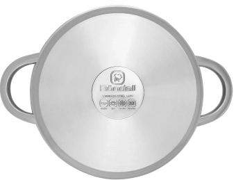 Кастрюля Rondell Point RDS-1311 2.8л. d=20см (с крышкой) стальной - купить недорого с доставкой в интернет-магазине