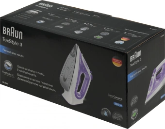Утюг Braun SI3042VI 2350Вт фиолетовый/белый - купить недорого с доставкой в интернет-магазине