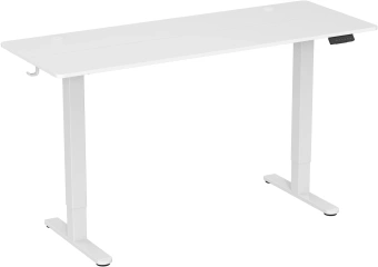 Стол для компьютера Cactus CS-EDL-WWT столешница ДСП белый каркас белый 160x71x60см - купить недорого с доставкой в интернет-магазине