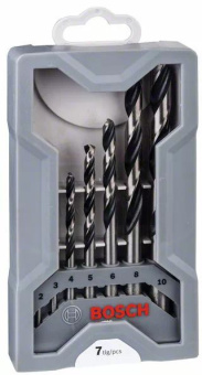 Набор сверл Bosch PointTeQ (2608577347) по металлу (7пред.) для дрелей - купить недорого с доставкой в интернет-магазине