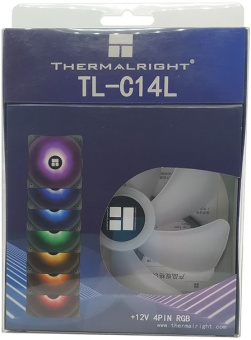 Вентилятор Thermalright TL-C14L-RGB 4-pin 26.6dB 160gr LED Ret - купить недорого с доставкой в интернет-магазине